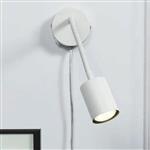 Explore White Plug-In Flex Wall Light 2113261001