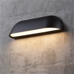 Front 26 Black IP44 Down-Facing LED Wall Light 84081003