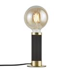 Galloway Black And Brass Two-Toned Table Lamp 2011075003