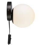 Lilly Plug-In Black Finished Wall Light 48891003