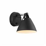 Strap 15 Black Design For The people Single Wall Light 84291003