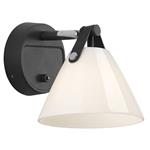 Strap Design For The People Single Black Wall Light 46241003