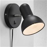 Texas Switched Black Wall Light 47141003
