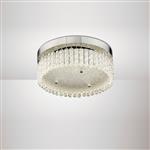 Aiden LED Polished Chrome Small Round Flush Fitting Il80054