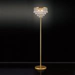 Atla French Gold Crystal Floor Lamp IL30032