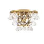 Atla French Gold Switched Crystal Wall Light IL30214