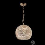 Ava French Gold Crystal 5 Lamp Ceiling Pendant IL30752