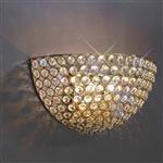 Ava French Gold Crystal Wall Light IL30758