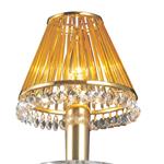 Crystal Rod French Gold/Amber Crystal Clip-On Shade IL30500