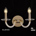 Elena Asfour Crystal 2 Lamp Gold Colour Wall Light IL30372