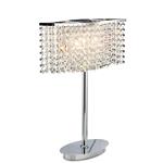 Fabio Polished Chrome Switched Crystal Table Lamp IL30575