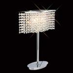 Fabio Polished Chrome Switched Crystal Table Lamp IL30575