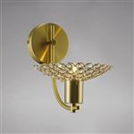 Ellen Satin Brass Single Wall Light IL20600