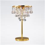 Atla French Gold Crystal Table Lamp IL30031
