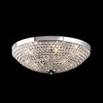 Ava 6 Lamp Chrome/Crystal Flush Ceiling Light IL30188