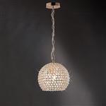 Ava 4 Lamp French Gold Crystal Pendant IL30751