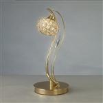 Leimo French Gold & Crystal Table Lamp IL30969