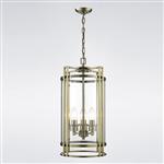 Eaton Antique Brass Ceiling Mounted Lantern IL31092
