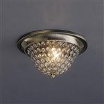 Paloma 3 Light Crystal Ceiling Fitting IL31132