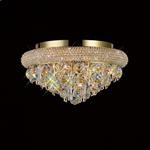 Alexandra French Gold 6 Light Crystal Ceiling Fitting IL32105