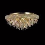 Alexandra French Gold Crystal 7 Light Ceiling Fitting IL32106