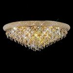 Alexandra Large French Gold Crystal Ceiling 16 Light IL32108