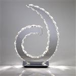 Galaxy Polished Chrome LED Crystal Table Lamp IL80000