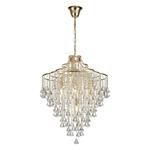 Inina 7 Lamp French Gold/Crystal Pendant IL32772