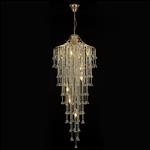 Inina 9 lamp Crystal Pendant French Gold IL32775