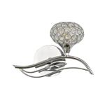 Leimo Chrome/Crystal Switched Right Wall Light IL30951/R