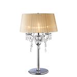 Olivia Soft Bronze/Chrome Table Lamp IL30062/SB