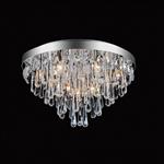 Sophia Flush Polished Chrome finished Ceiling Pendant with Crystals IL31433