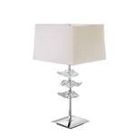 Akira Large Chrome 2 Light Table Lamp M0793/CS
