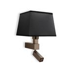 Bahia Bronze/Black Double Switched Wall Light M5233 + M5240