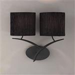 Eve Anthracite and Black Switched Double Wall Light M1155/S/BS