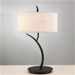 Eve Anthracite and Ivory Table Lamp M1157