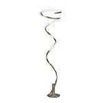 Helix Dimmable LED Antique Brass Floor Lamp M6101