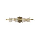 Kromo Antique Brass Dual Switched Wall Light M0893AB/S