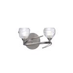 Loop Switched Satin Nickel Double Wall Light M1815/S