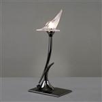 Flavis Black Chrome Modern Table Lamp M0309BC