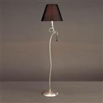 Paola 1 Light Silver Floor Lamp M0533