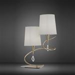 Contemporary Double Table Lamp M1651FG
