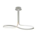 Nur LED White Tall Looped Dimmable Pendant Light M6003