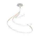 Nur Xl LED White Dimmable Curl Ceiling Light M6007
