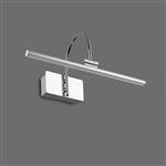 Paracuru Polished Chrome LED Small Picture Wall Light M6380