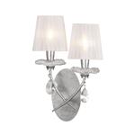 Sophie Silver Painted Double Wall Light M6304
