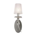 Sophie Silver Painted Single Wall Light M6305