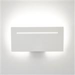 Toja White Angled LED Medium High Output Wall Light M6254