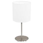 Pasteri Switched Table Lamp with White Shade 31594
