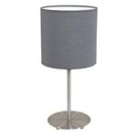 Pasteri Switched Table Lamp with Grey Shade 31596